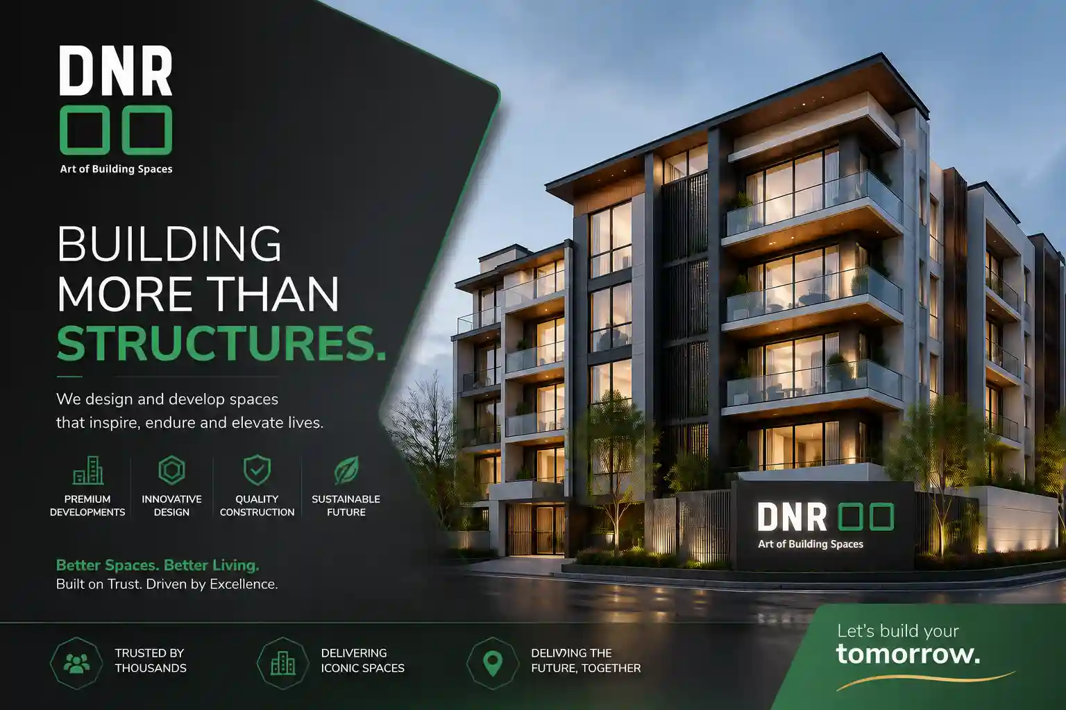 DNR Group Official Logo for Devanahalli Projects