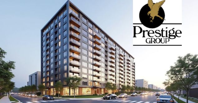 Prestige Group official logo for residential project in Devanahalli