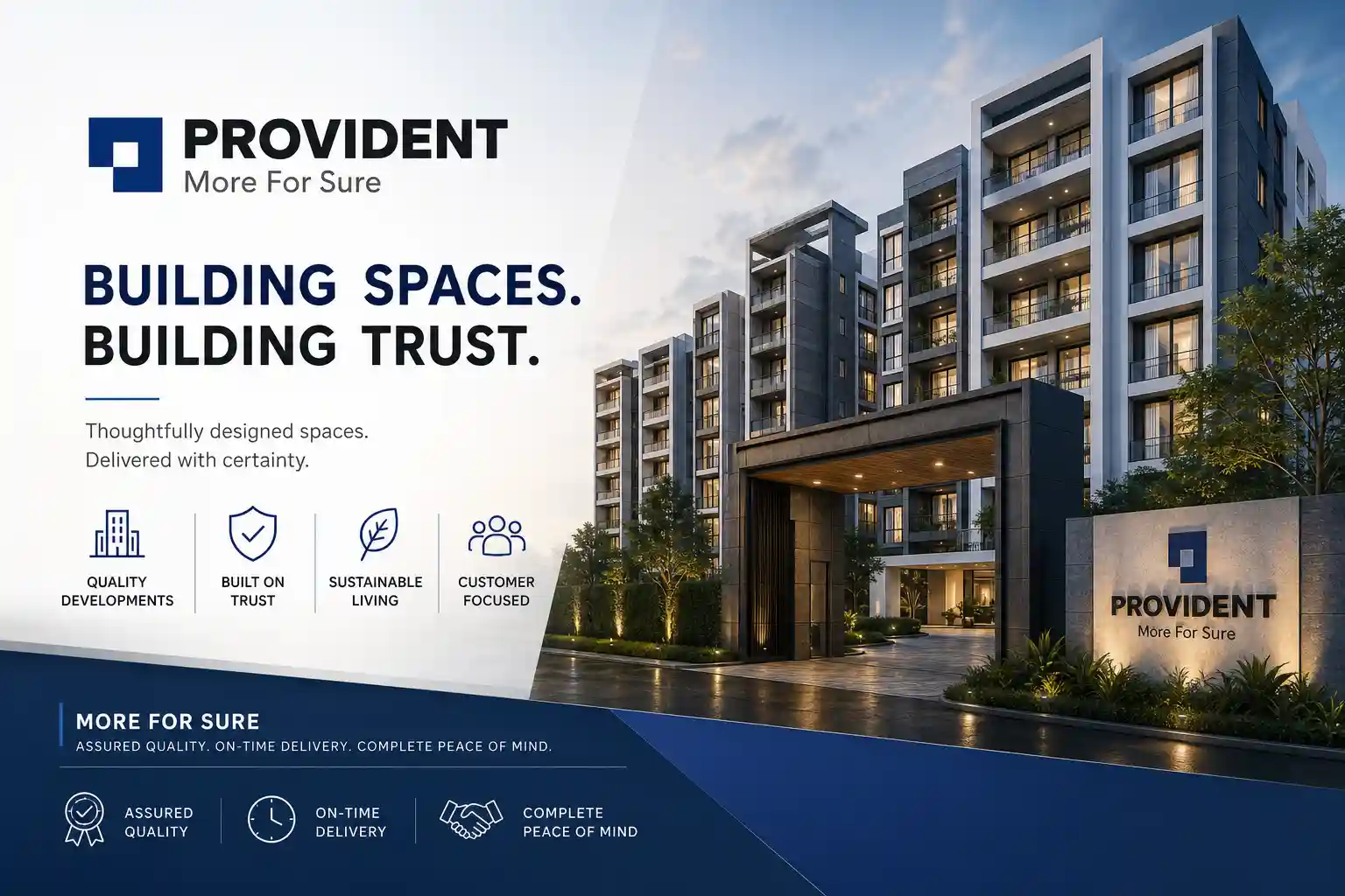 Official logo of Provident Housing for Devanahalli real estate projects