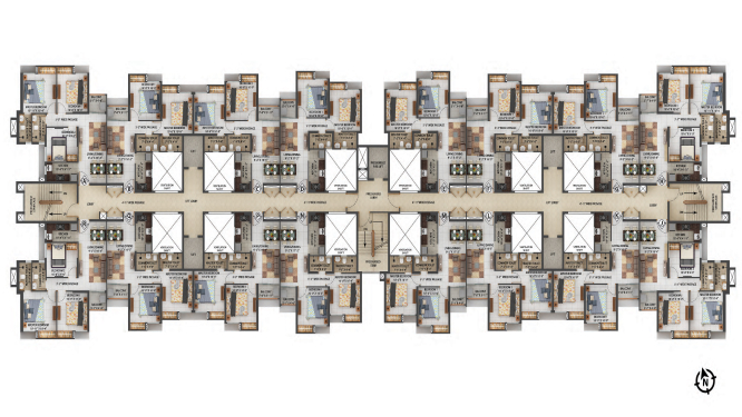 1 BHK Floor Plan